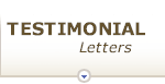 Testimonal Letters